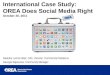 International Case Study - OREA Does Social Media Right