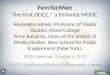 FemTechNet: The first DOCC,* a Feminist MOOC