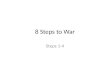 Steps to War Part 1