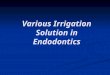 34429443 Irrigation in Endodontics
