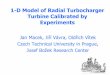 1-D Model of Radial Turbocharger  Turbine Calibrated by  Experiments