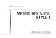 Asme b18.2.4.1m-2002 Metric Hex Nuts Style 1