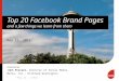 Top 20 Facebook Brand Sites (Metia, Inc., May 2011, John Porcaro)