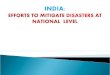 Disaster Mitigation Strategies in India