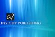 Insight Publishing open book projects
