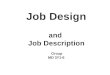 Job design report white