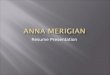 Anna Merigian Resume Presentation