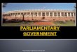 Parliamentary government