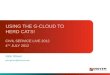 Civil Service Live 2012 - using the G-Cloud to Herd Cats
