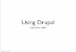 Using Drupal
