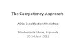 The competency approach