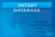 Patent database with one example