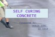 Self Curing Concrete