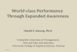 World-class Performance through Expanded Awareness