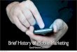 Brief history about mobile marketing
