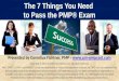The 7 Things You Need to Prepare for the PMP Exam