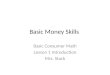 Basic money skills 1