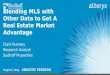 Inspire 2014 – Sudhoff Properties: Blending MLS with Other Data to Get a Real Estate Market Advantage
