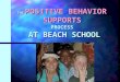 School Wide Positive Behavior Supports At Beach School By Steve Vitto