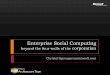 Enterprise Social Computing Beyond The Four Walls Of The Corporation