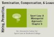 Sport Law: A managerial Approach-Chapter 6