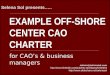Sample offshore center charter