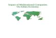 Impact of MNCs on Indian Economy