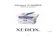 Xerox Phaser 3100mfp Service Manual