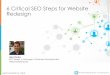 6 Critical SEO Steps for Website Redesign Webmarketing123 slides