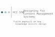 Hci 590 Content Management Systems   Week1 090330