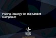 Pricing Strategy for Mid-Market Companies