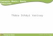 Carnatic Music Notations: Thara Sthayi Varisay