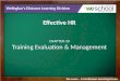 Training Evaluation & Management