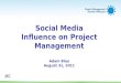 Social Media's Influence on Project Management
