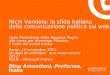 Nichi Vendola: la sfida italiana  della comunicazione politica sul web