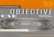 Objective CAE Work Book