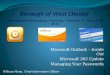 Session 5 - Managing Microsoft Outlook and More
