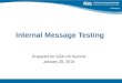 Internal Message Testing