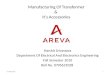Areva "Manufacturing of transformer, uses & it’s accessories"