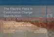 The Electric Field II: Continuous Charge Distribution