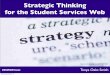 Strategic Thinking for the Student Services Web