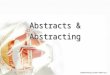 Abstracts & abstracting