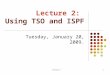 New Lecture 2 - Using TSO and ISPF