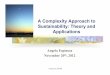Angela Espinosa: A Critical Approach to Sustainability (Theory and Applications) (21.11.12)
