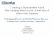 Creating A Sustainable Adult Recruitment Pool At The University Of Wisconsin System Joyce Parvin