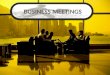 prezentation on Business Meetings