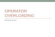 2CPP13 - Operator Overloading