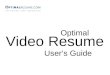 Video Resume Guide