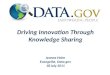 Innovation, KM, and Data.gov