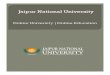 Jaipur national university for Online Education
